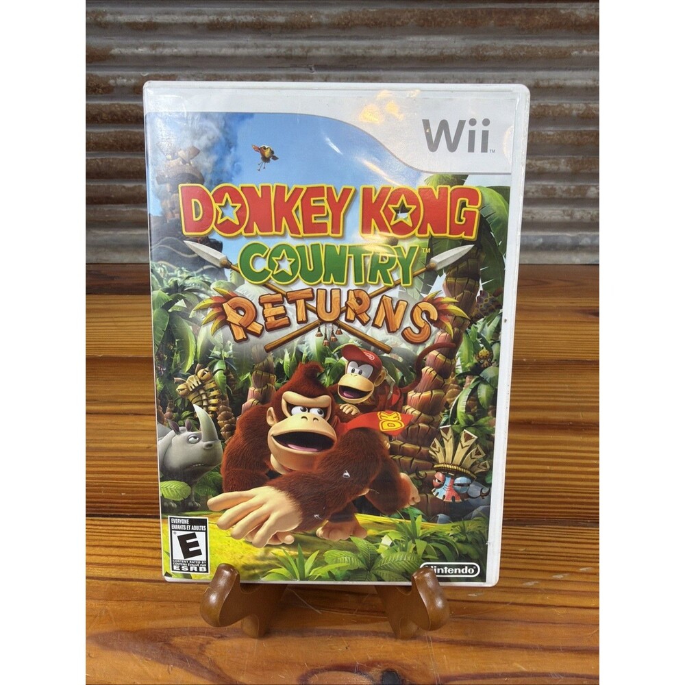 Donkey Kong Country Returns (Nintendo Wii, 2010) CIB w/Manual, Tested MINT!!